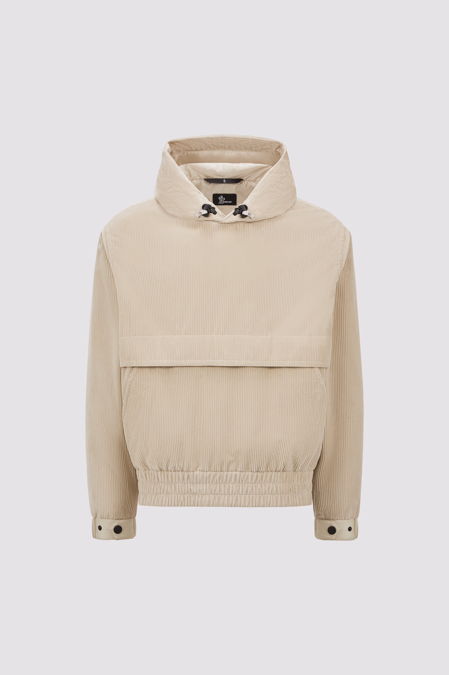 Corduroy Hoodie Men Beige Moncler 2